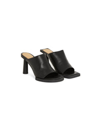 BLACK LES MULES CARRE ROND