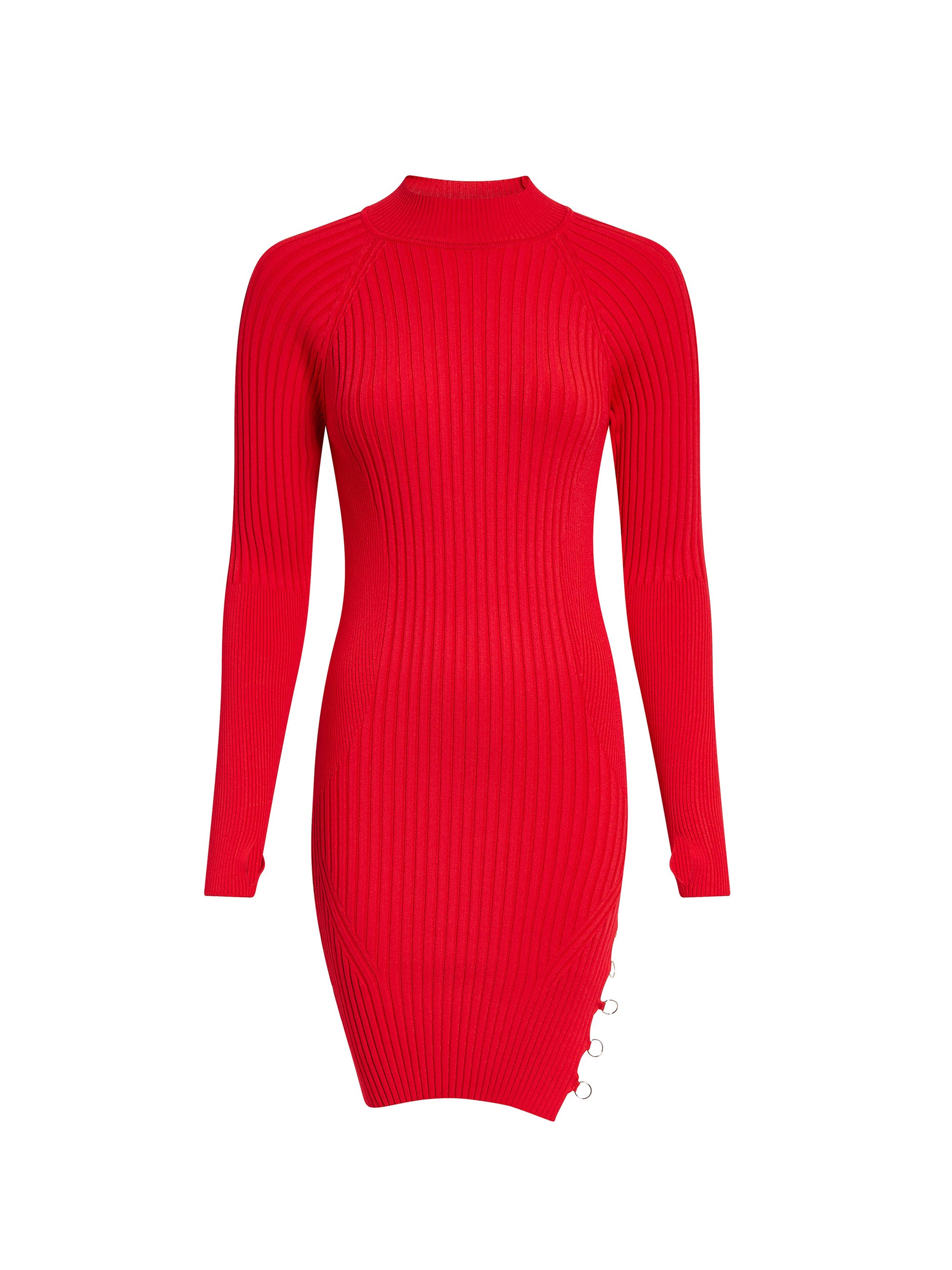 Robe Pigolo à col montant - Red