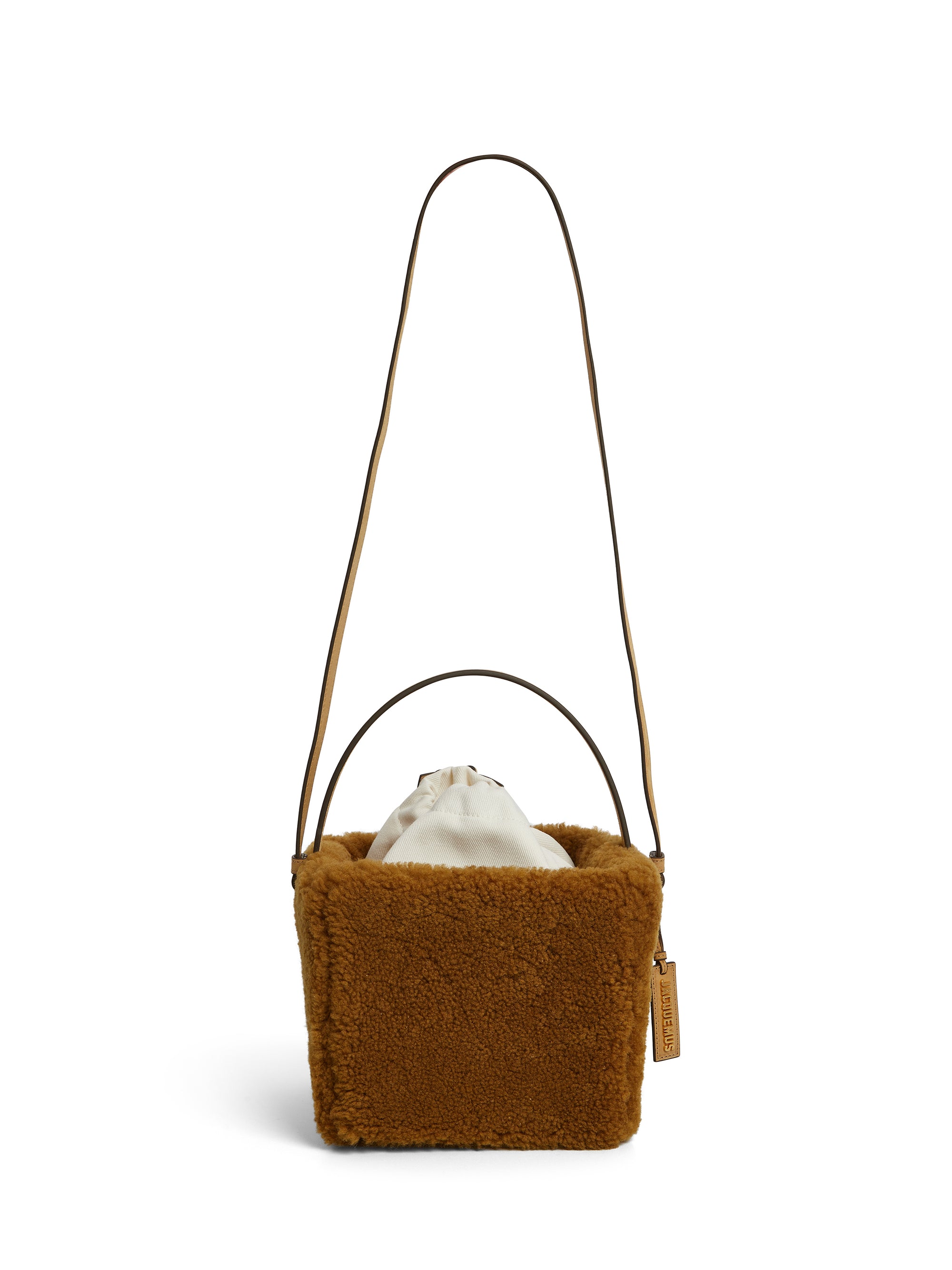 Sac Seau Carré en cuir - Light Khaki