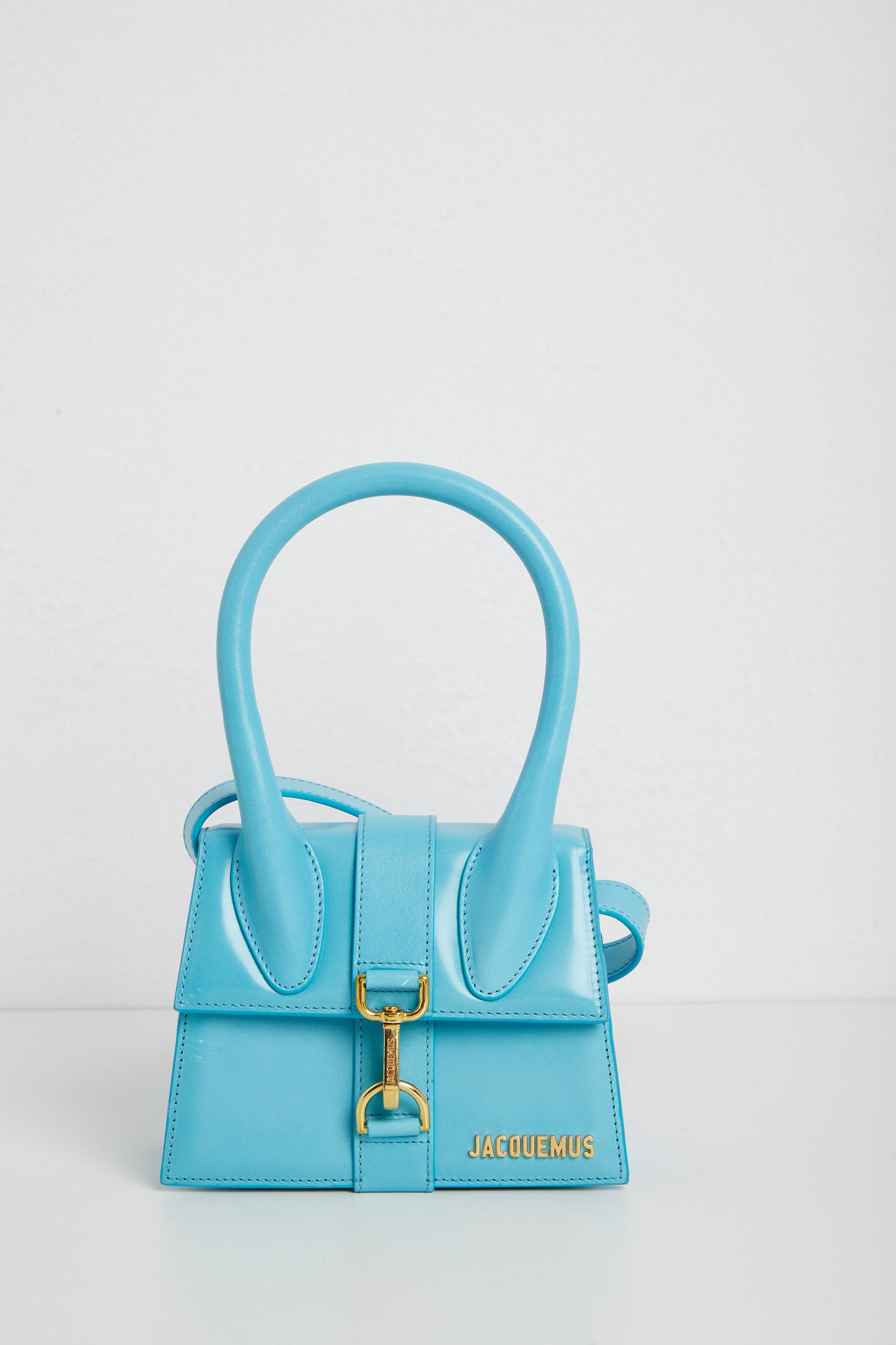 Sac Chiquito Montagne Moye en cuir - Turquoise