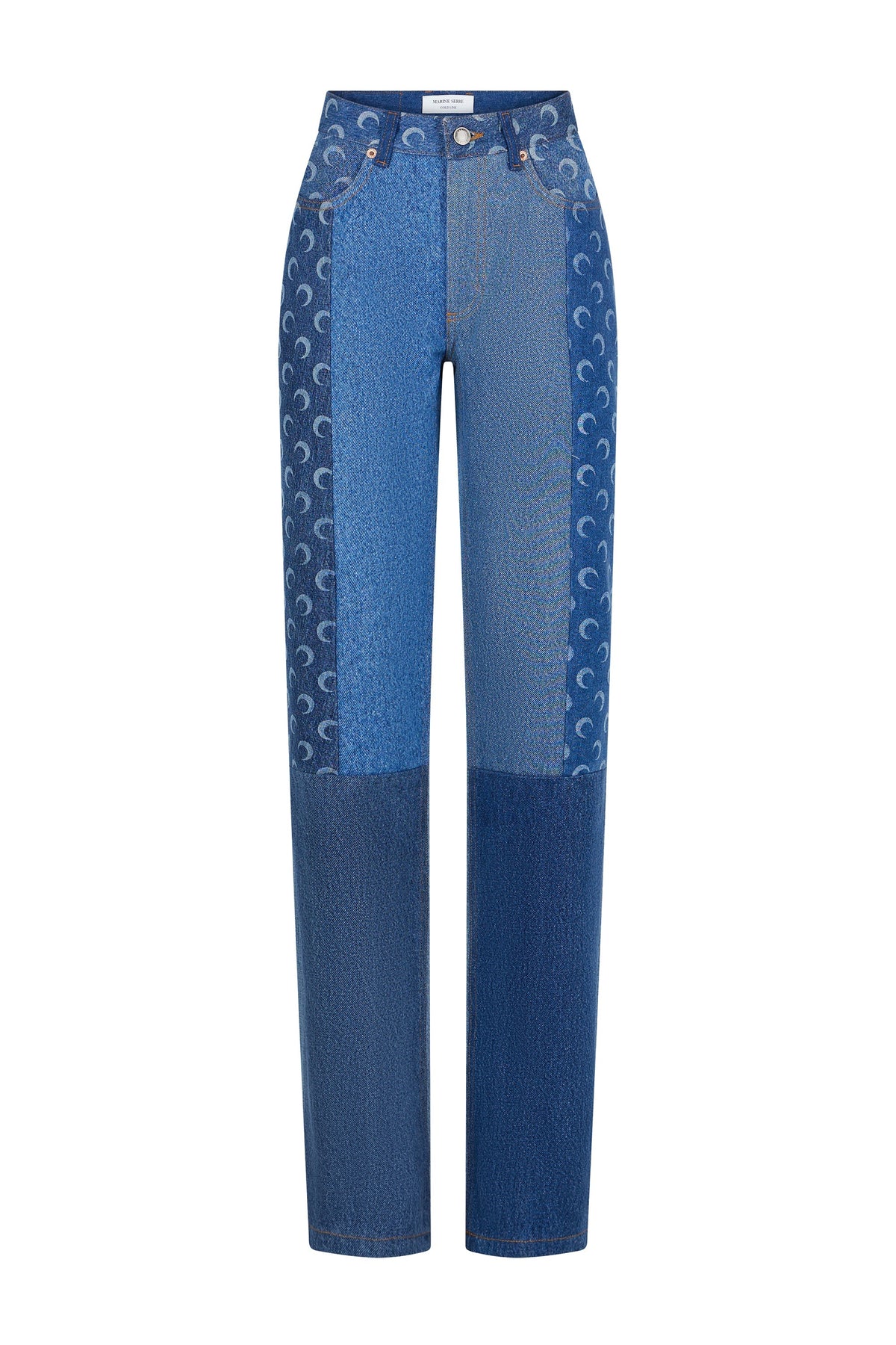 Pantalon droit en denim Upcyclé - Blue
