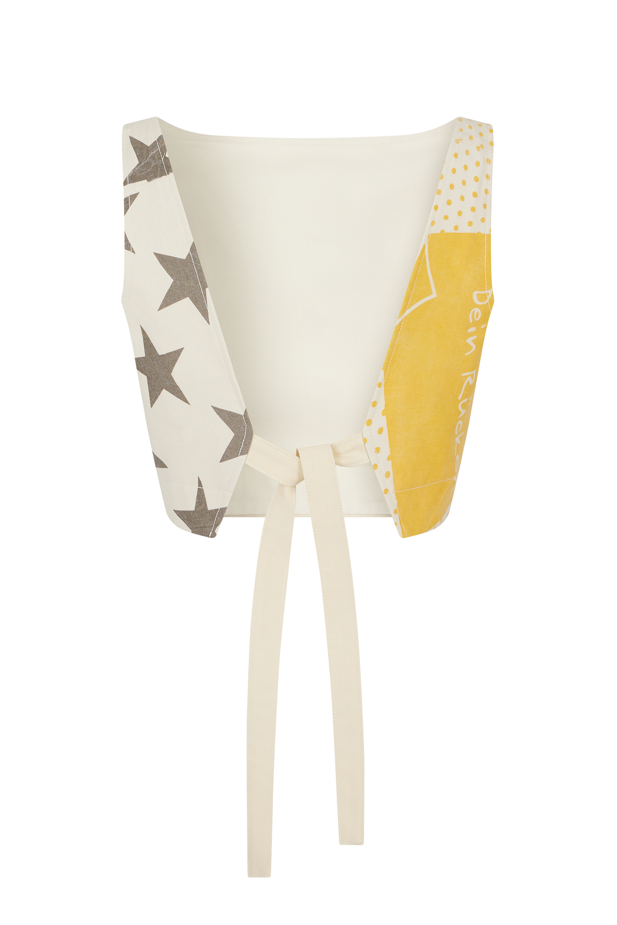 Bustier en tote bag Upcyclé - White