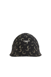 Bob en denim Upcyclé unisex - Black Monochrome