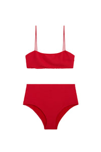 Haut de maillot de bain Le Bermudes - Rouge