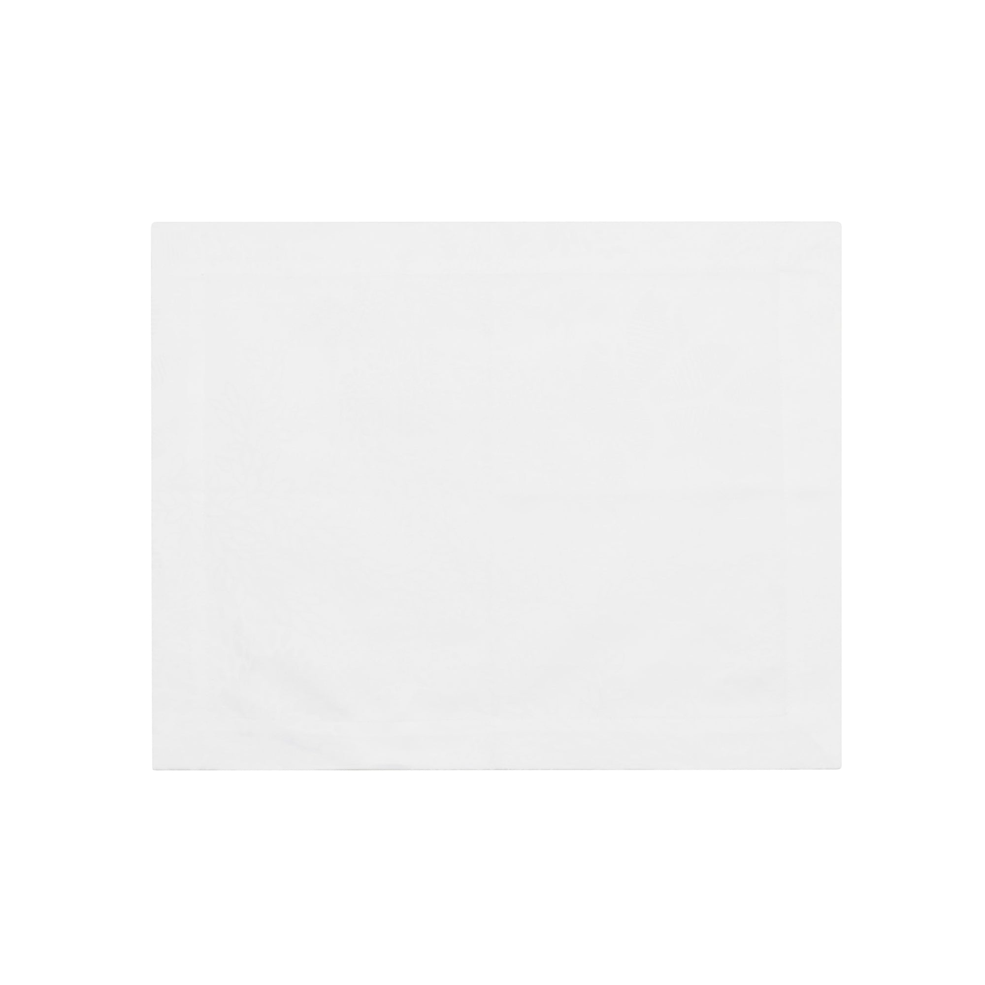 Aigue Marine place mat in cotton and linen - Blanc Ton sur Ton