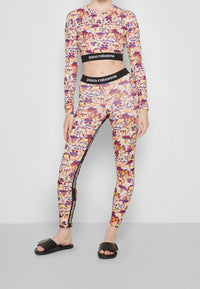 Legging imprimé avec logo - Sunny pansy
