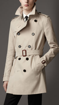 15 qty Trench-coat mi-long - Stone