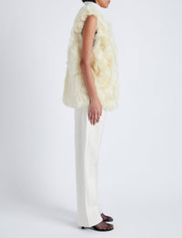 Veste sans manches en sherling - Resin