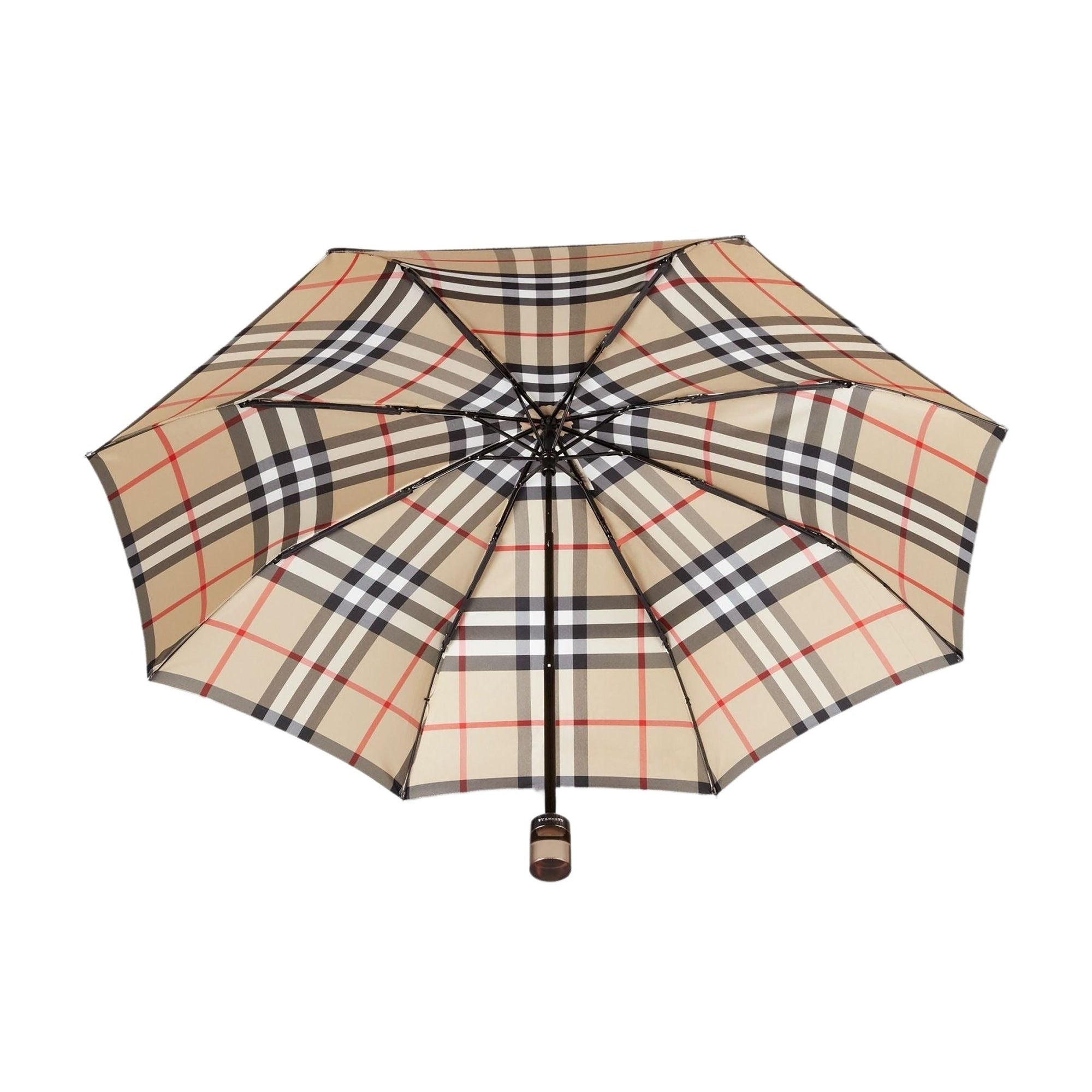 1 qty Parapluie télescopique à motif check - Camel Check