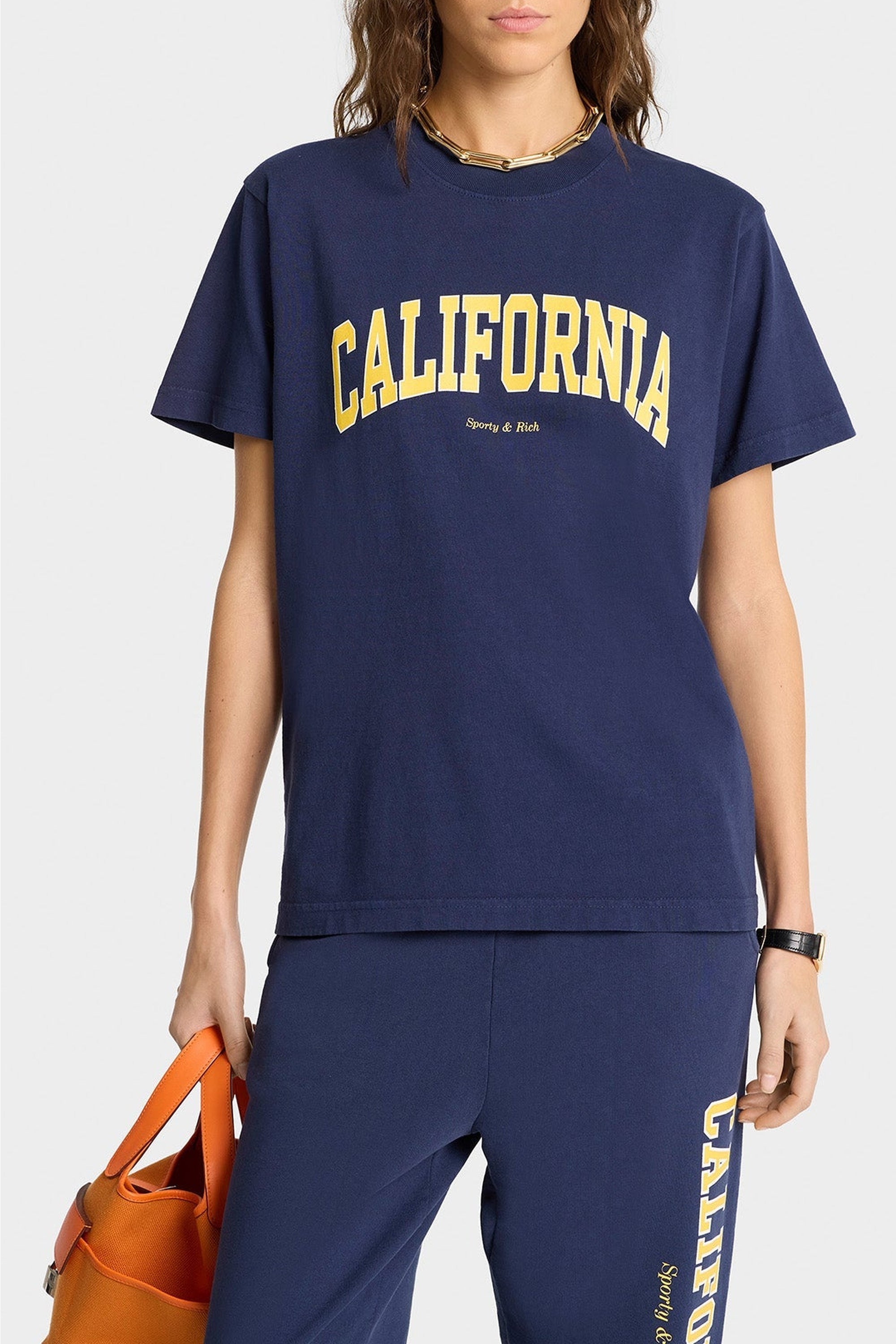 T-shirt California imprimé - Navy