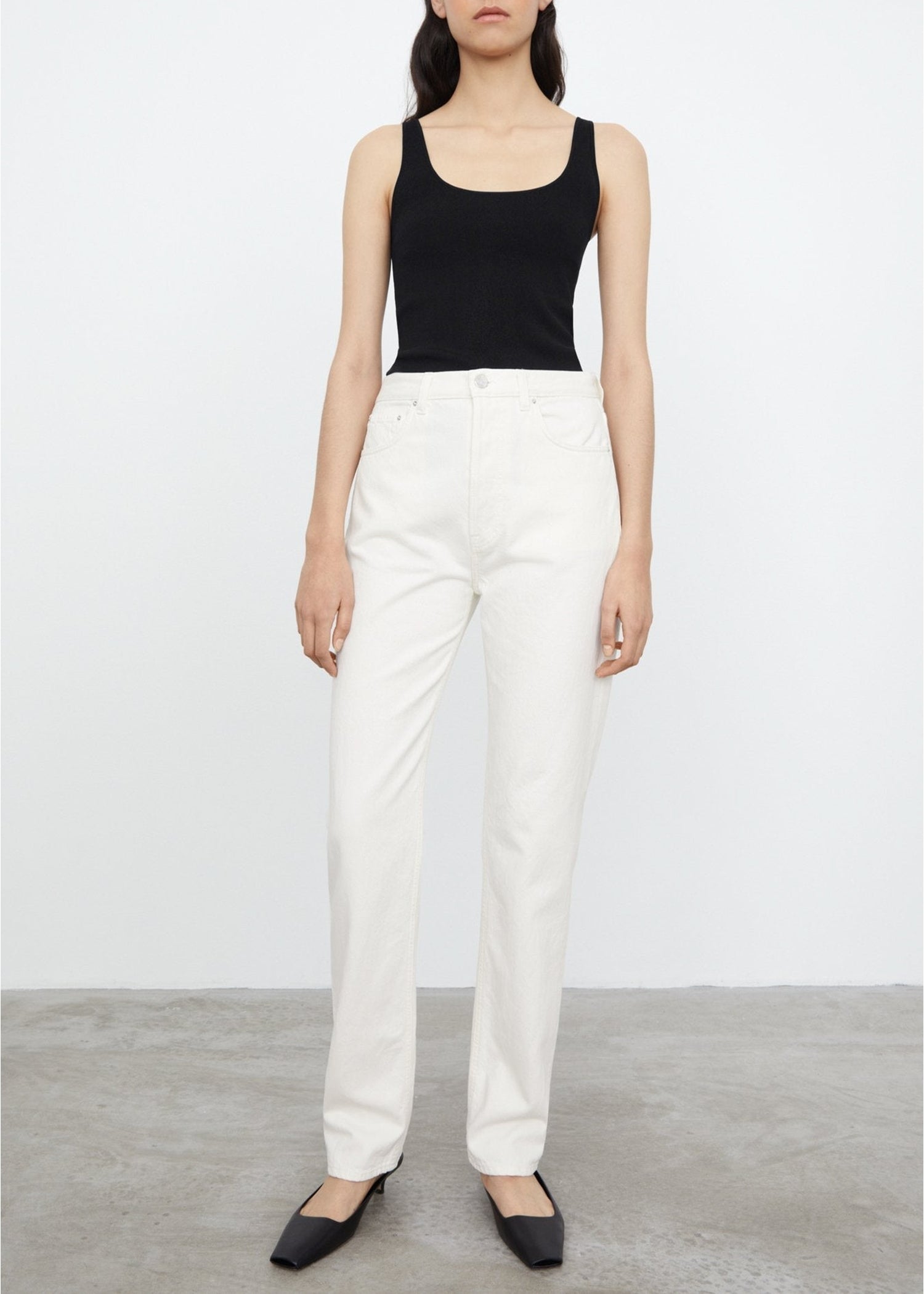 Loose-fitting denim trousers - Off White