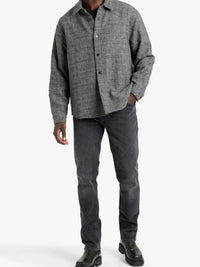 Surchemise en tweed - Grey Melange