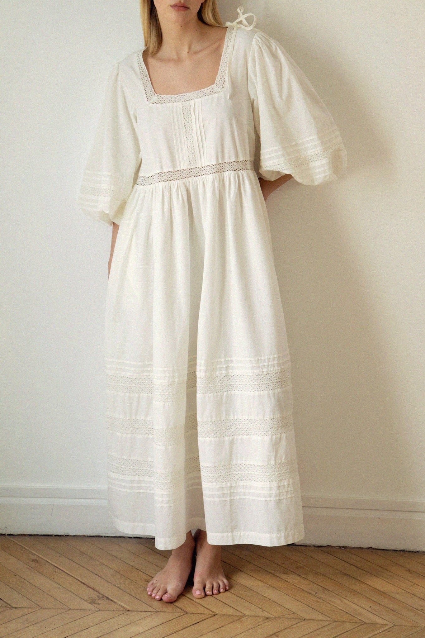Robe longue Le Timeo - Blanc