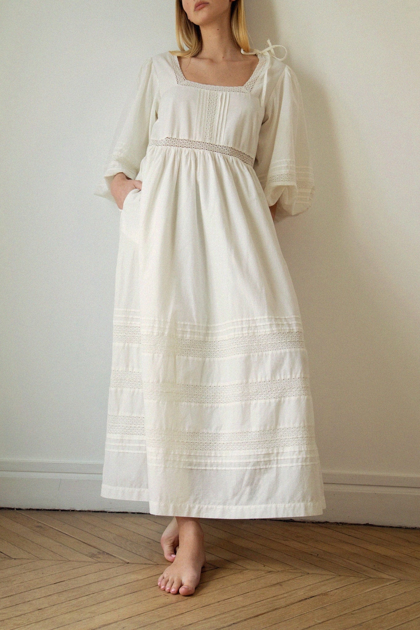 Robe longue Le Timeo - Blanc