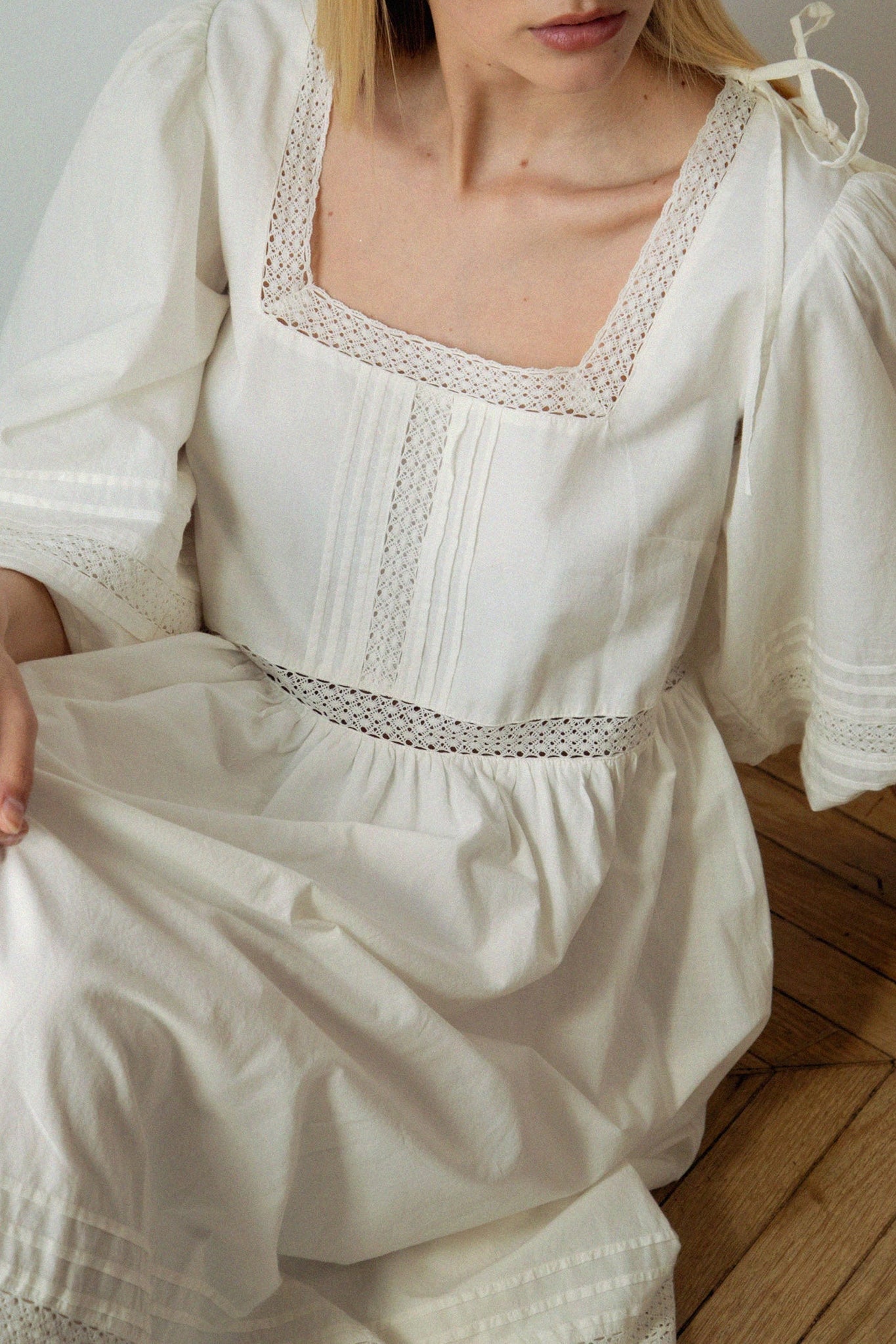 Robe longue Le Timeo - Blanc