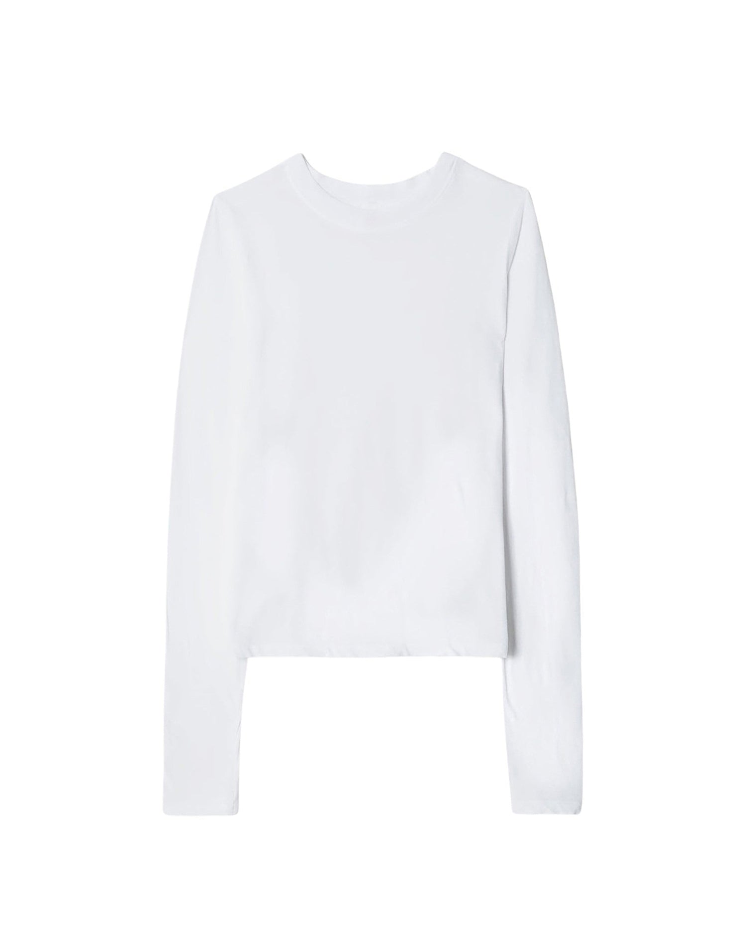 Transparent long-sleeved T-shirt - Optic White