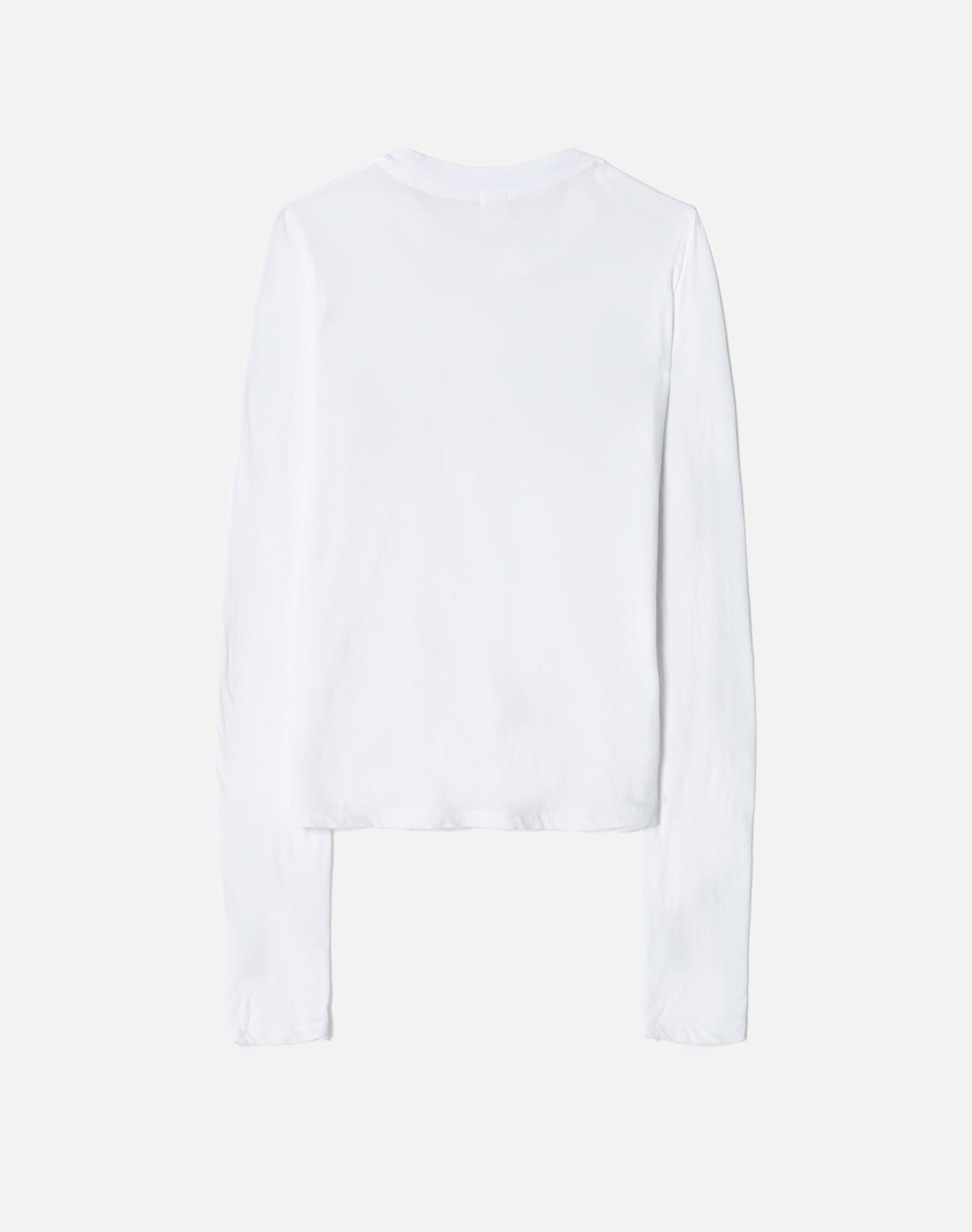 Transparent long-sleeved T-shirt - Optic White
