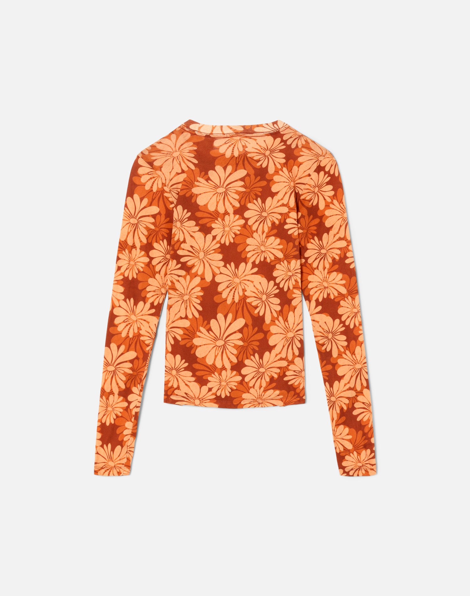 Sheer long-sleeved T-shirt - Retro Daisy