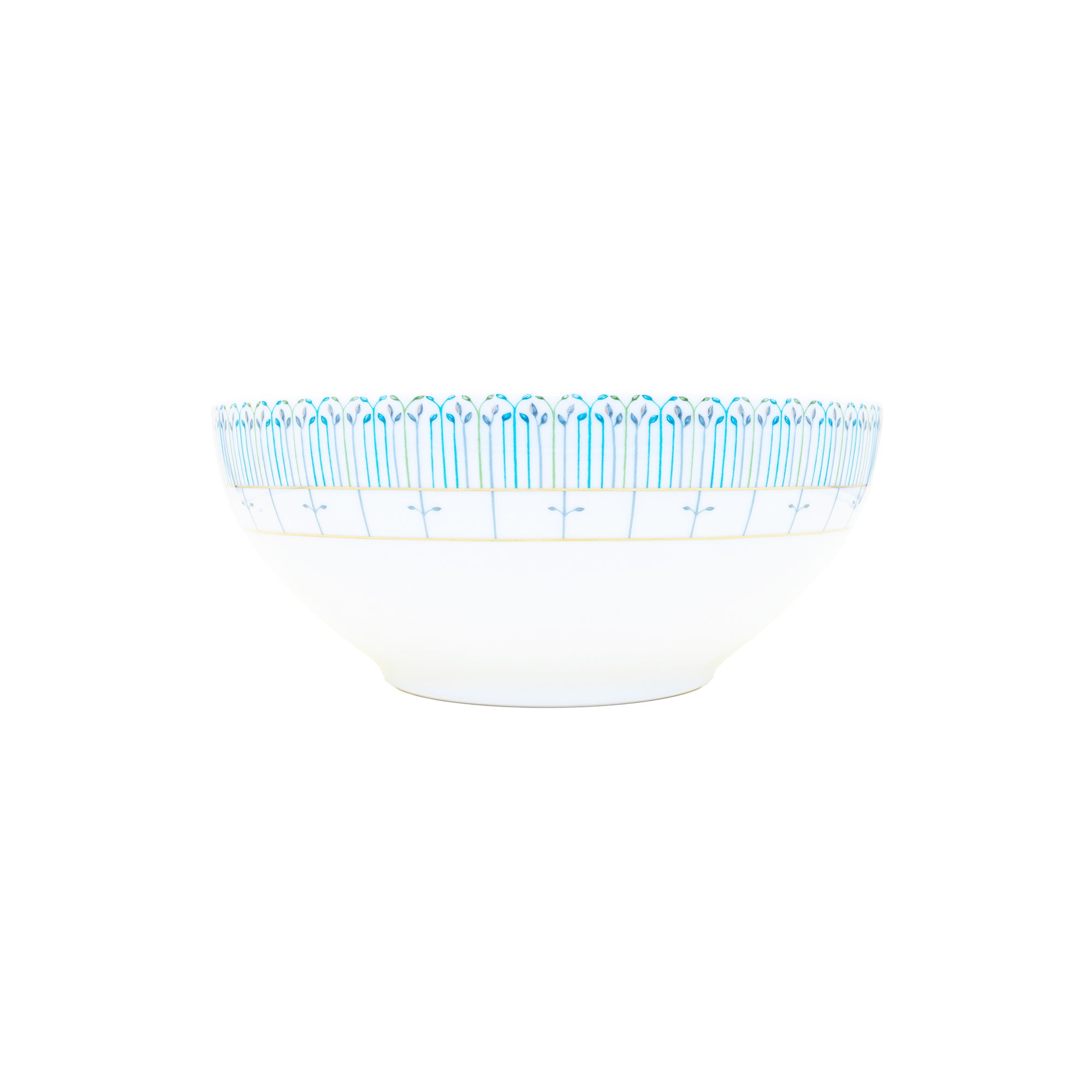 Saladier Jardin de Louise en porcelaine - Or