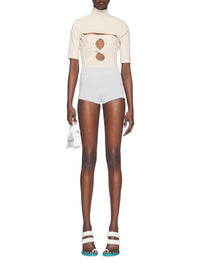 LIGHT GREY LE SHORT BASGIA