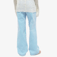 Pantalon rayé Magny en denim - Bright White