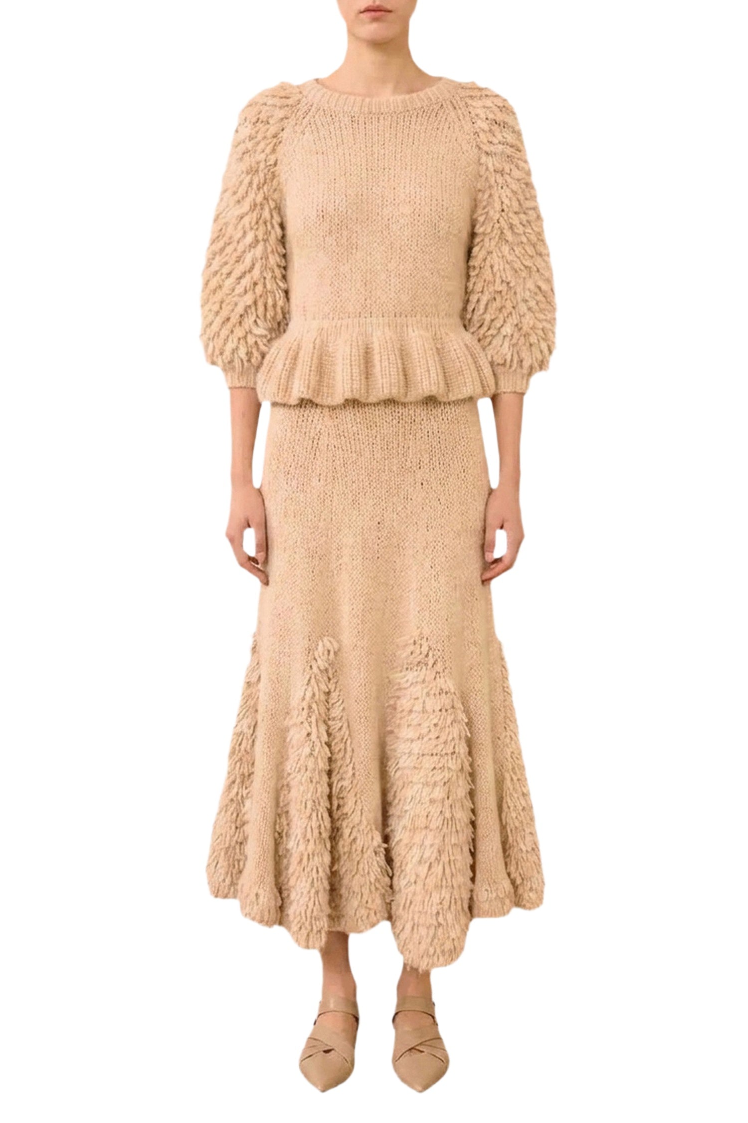Selene SS Peplum Pullover