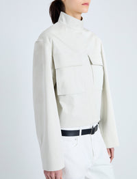 Veste courte à poches - Off White