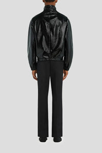 Veste tracksuit en vinyle - Black