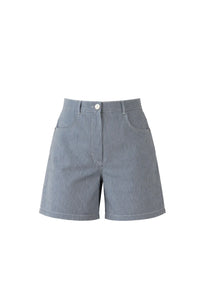 Bermuda Le Uberto en denim - Bleu Marine