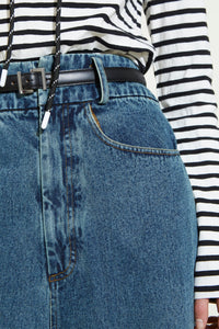 ZNOSTOCK_BLACK BELT SMALL ELLE - Black