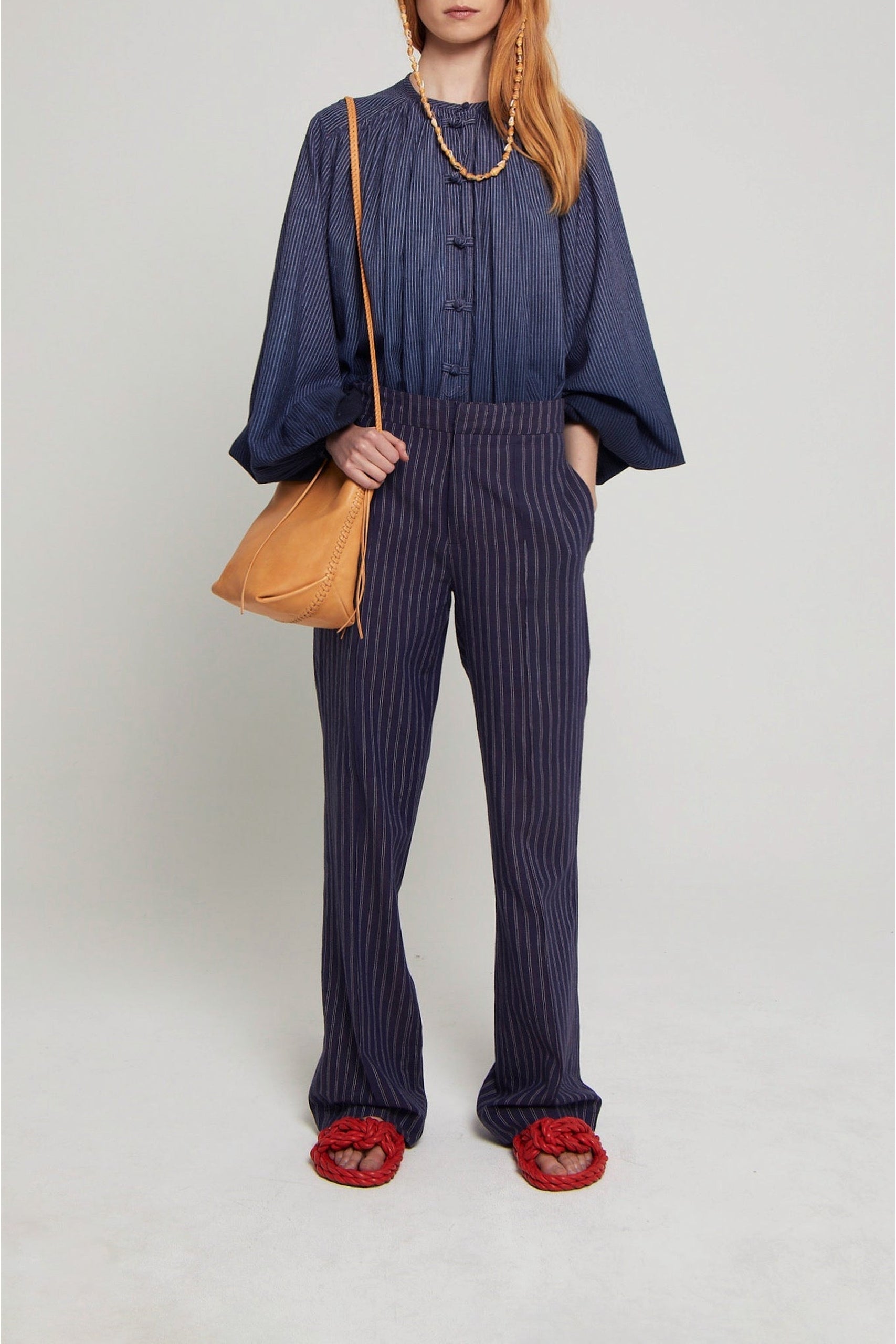 Pantalon Souky coupe droite - Navy
