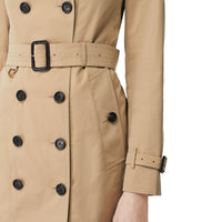 Sandringham mid-length trench coat - Honey