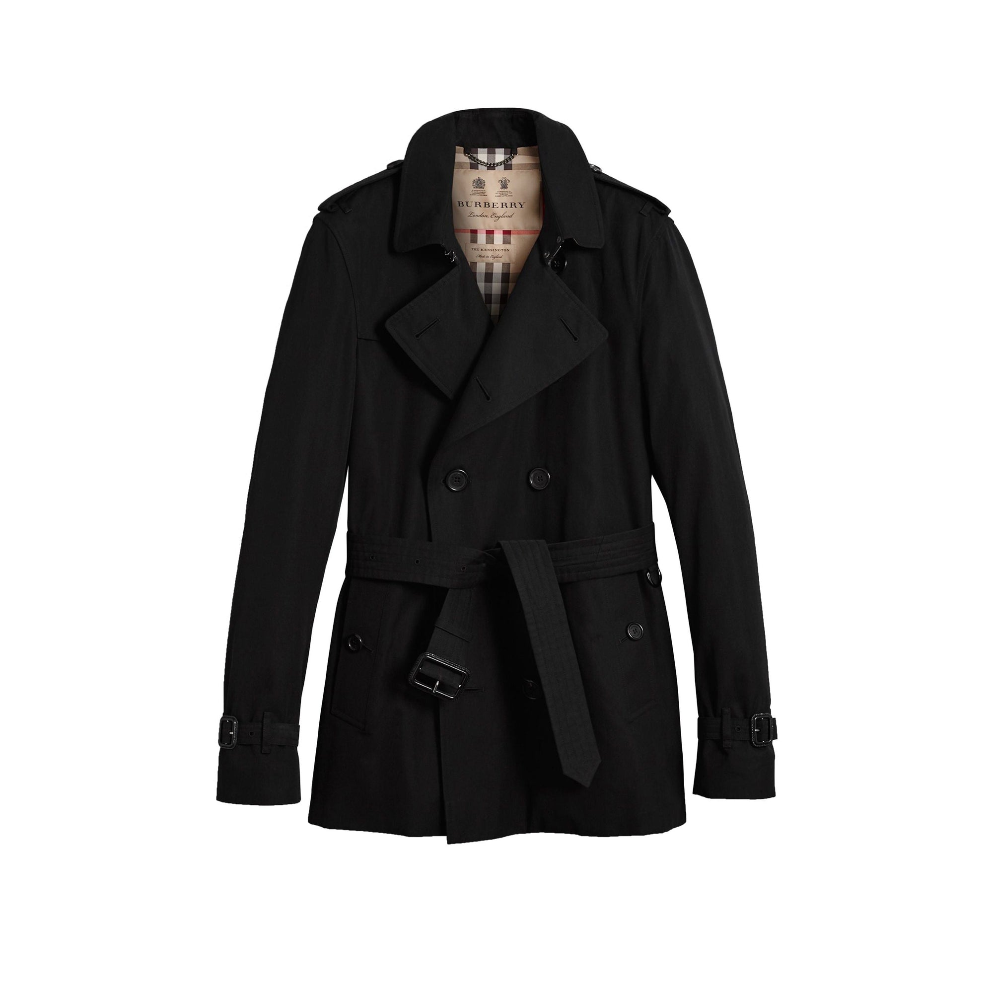 2 qty Trench-coat long Kensington - Black