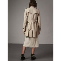 2 qty Trench-coat Kensington classique mi-long - Stone