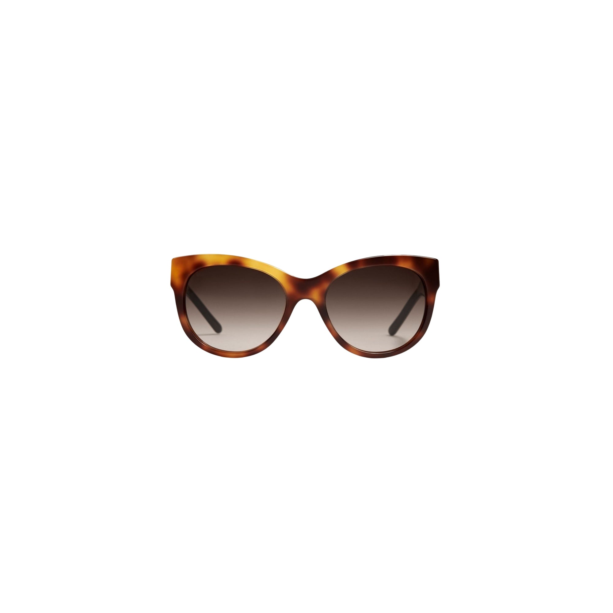 2 qty Lunettes de soleil œil de chat à pattes d'épaule - Tortoise Amber