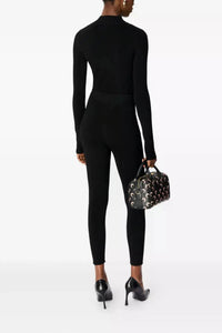Legging Moon en maille - Noir