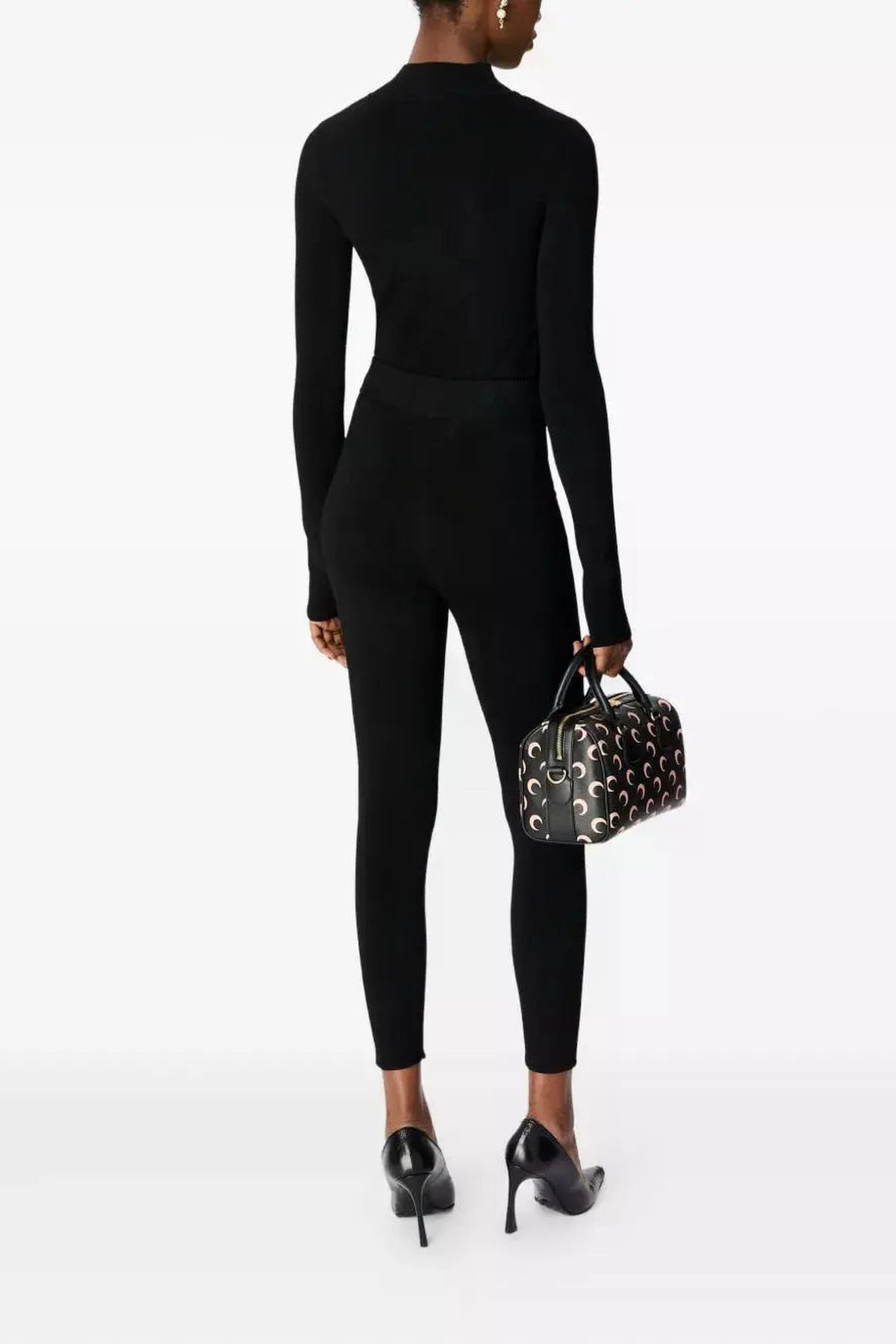 Legging Moon en maille - Noir