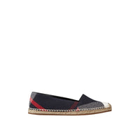 ZZNOSTOCK Espadrilles à motif check - Navy Check