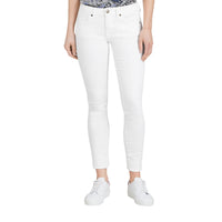 ZZNOSTOCK Jean skinny à taille basse - White