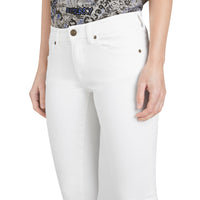 ZZNOSTOCK Jean skinny à taille basse - White