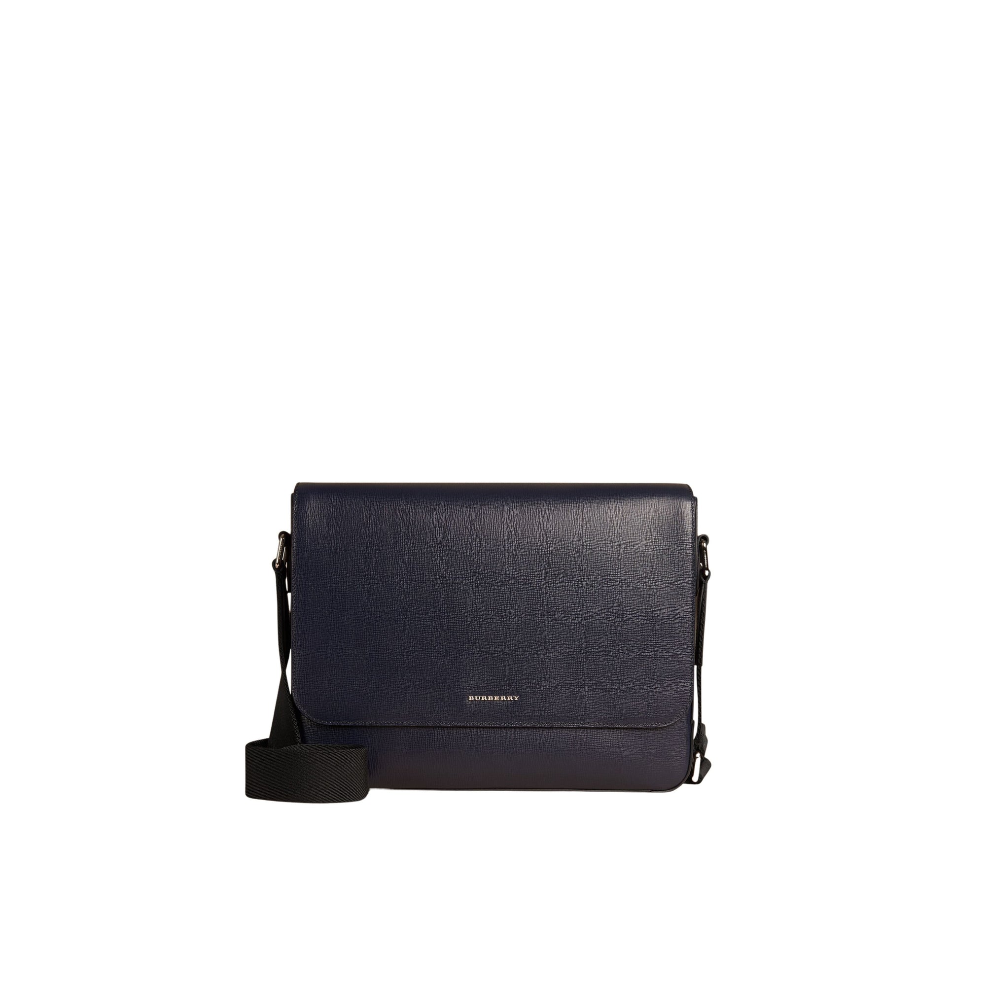 ZZNOSTOCK Attaché-case en cuir à motif London - Dark Navy