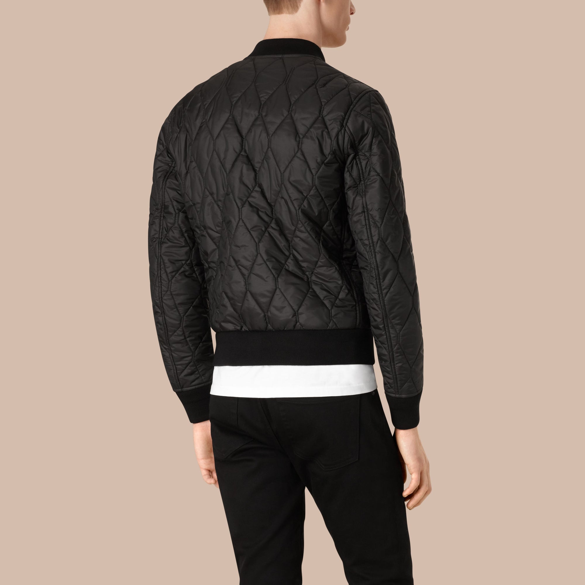 3 qty Bomber matelassé léger - Black