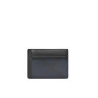 1 qty Porte-cartes Smoked check - Navy & Black