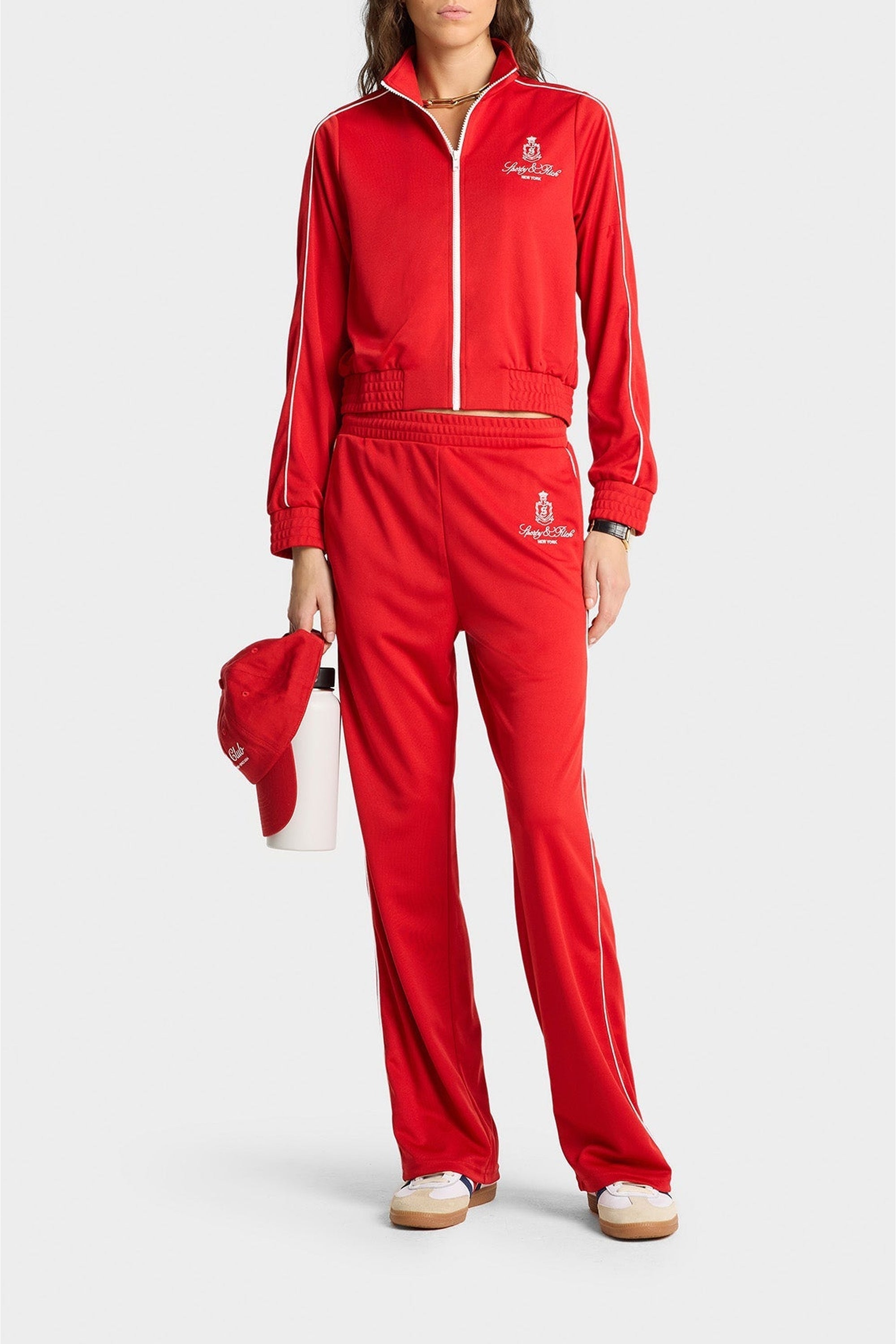 Gilet de survêtement Vendome zippé - Crimson
