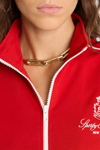 Gilet de survêtement Vendome zippé - Crimson