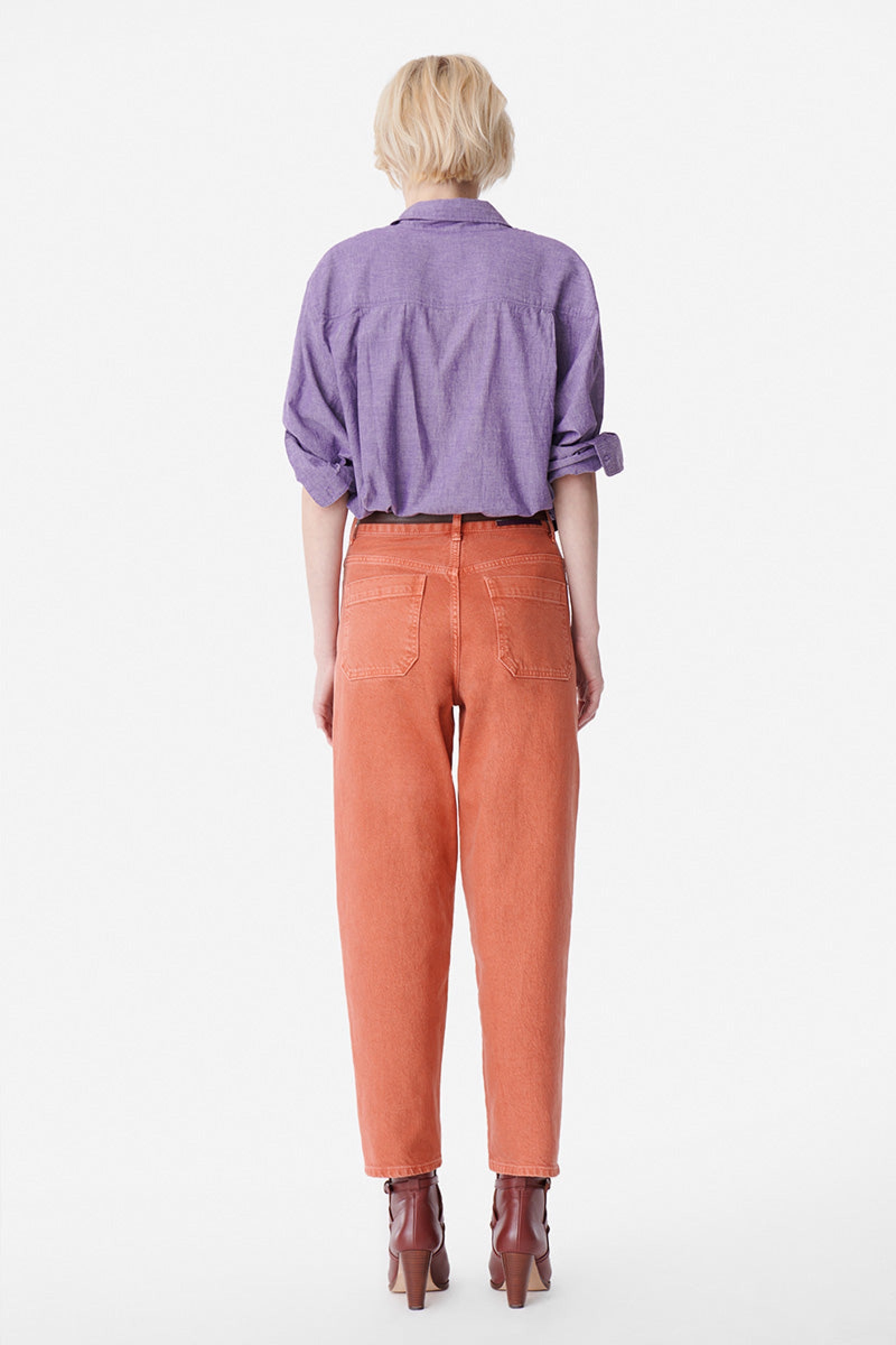 Caleb denim trousers - Brown