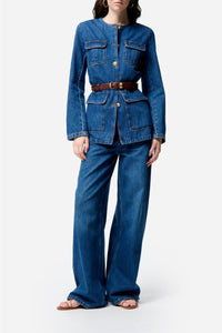 Veste Engel en denim - Royal
