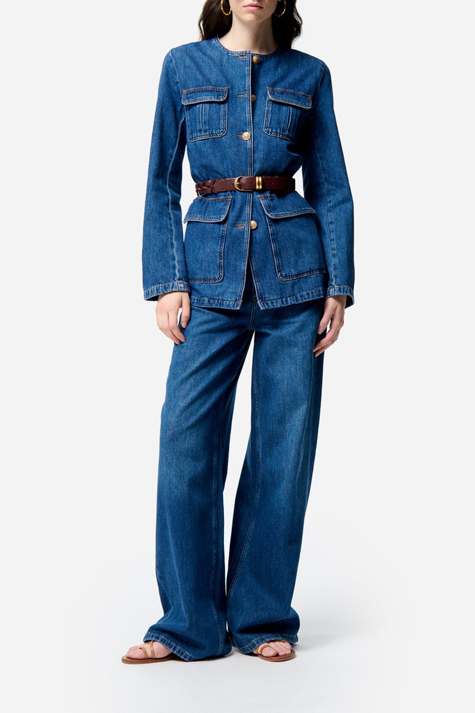 Veste Engel en denim - Royal