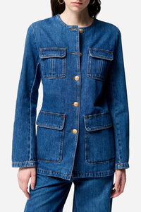 Veste Engel en denim - Royal