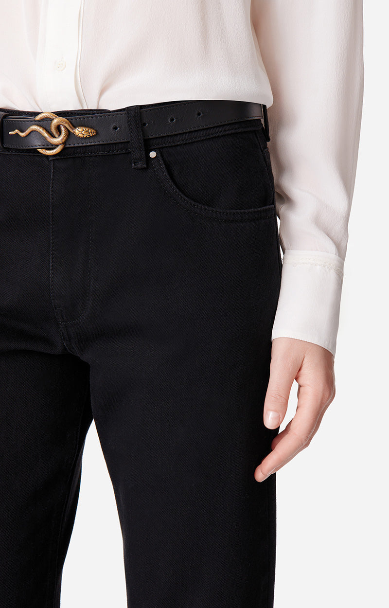 Pantalon Biarritz en denim - Noir